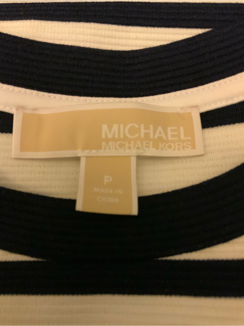 Michael Kors Striped Short Sleeve Dress - Picture 4 of 6